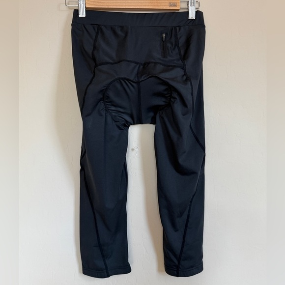 Naviskin Padded Cycling Bike Capris Black Stretch Legging Short Women’s Medium - Picture 5 of 12